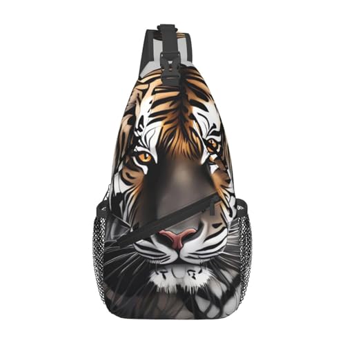 Bolso cruzado Tiger at Rest para hombre y mujer