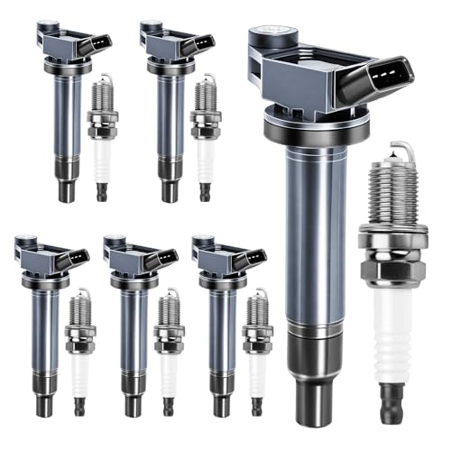 UF267 Ignition Coils Pack Iridium Spark Plugs 3.0L/3.3L for Toyota/Lexus