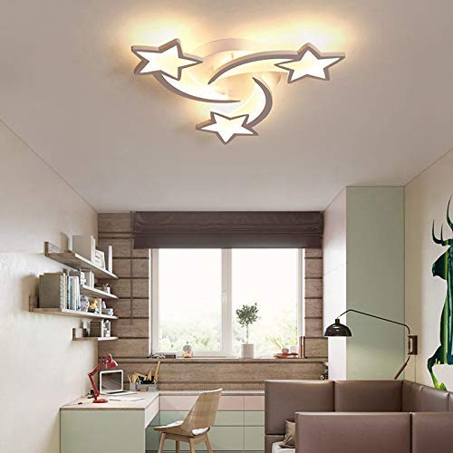 Chandelier LED moderne pour salon et salle à manger avec éclairage blanc froid confortable