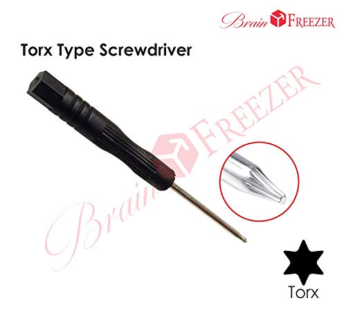 Image of Brain Freezer Pack Of 2 Hexagon Shaped Mini Screwdriver for Watches, Glasses repair maintenance Tool Black