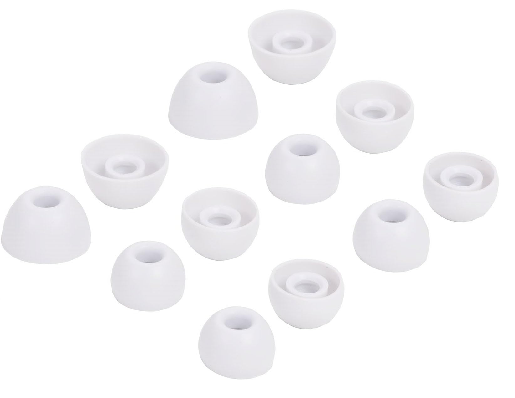 Replacement Earbuds Tips Silicone Ear Tips for JBL Tune 230NC TWS/Tune 125TWS /Tune 130NC TWS/Vibe 200TWS / Free X,Fit in Case, Buds Tips,6 Pairs S/M/