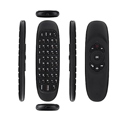 BIFANS Smart Remote Replacement Multifunctional Fly Air Mouse with Keyboard, Mini Wireless Keyboard & Remote Control for KODI Android Box HTPC IPTV PC Pad Xbox 360:C120-N