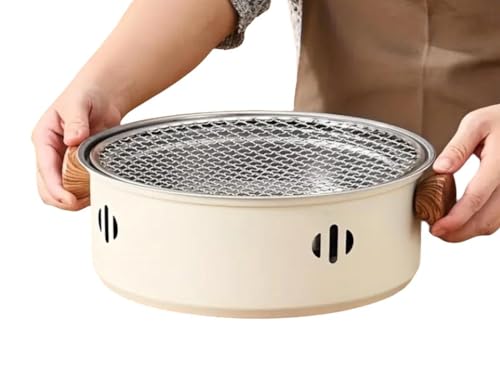 Tragbarer Grill – Tischgrill für Außen & Innen – kompakt...