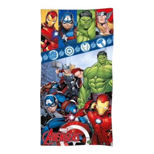 arlis Drap de Plage ou Drap de Bain Avengers (Serviette Avengers-b)
