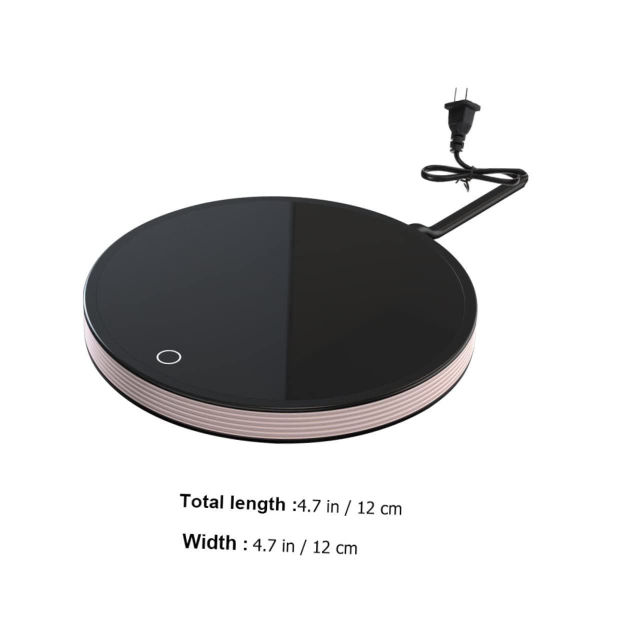 NAMOARLY Household Mug Heater Temperature Coffee Warmer for Office Use Elegant Design Keeps Beverages Hot All Day Compatible with Various Cups