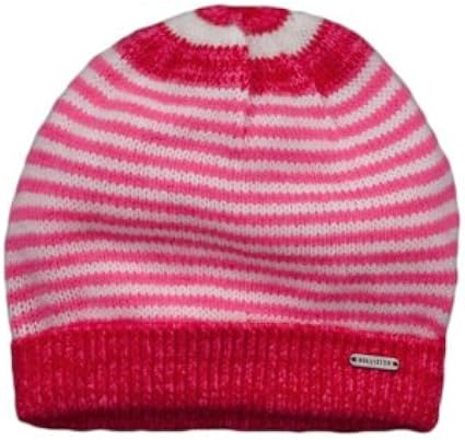 Hollister Womens Striped Beanie (One 