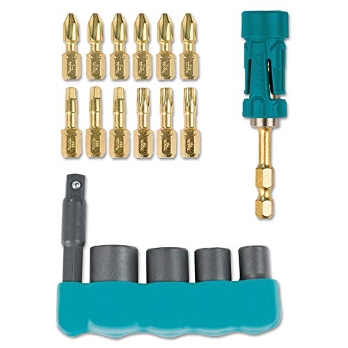 Makita B-53970 Impact Gold 18 Pc. Ultra-Magnetic Insert Bit & Impact Socket Set