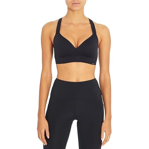 Marika Women's Johanna Molded Cup Seamless Sports Bra, Black, X-Large Cover