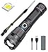 Linterna LED Recargable USB Táctica Alta Potencia XHP70 Super Brillante 5000 Lumens,Impermeable Zoom 5 Modos Linterna para Camping Actividades al Aire Libre,Batería incluida