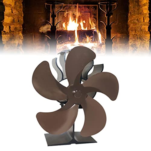 Bothyi Ventilador de Fogão de 4 Lâminas Alimentado Por Calor para/queimador de /, Bronze15