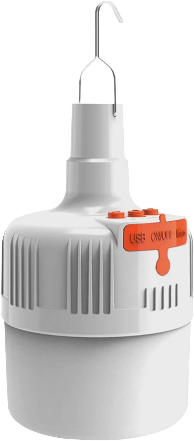 LED Camping Lantern with Bluetooth Speaker, USB Rechargeable Tent Light, Super Bright 2 Modes Waterproof Outdoor Light Emergency Lamp for Camping, Hiking, Hurricane, Cellphone Emergency Charging