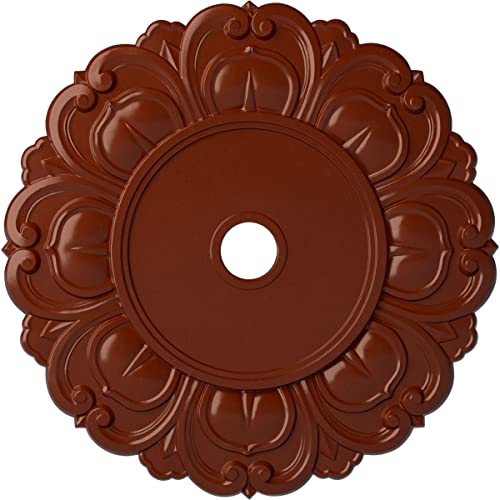 Medallón de techo moldura circular de 32 pulgadas para ocultar cables de lámparas y ventilador 2