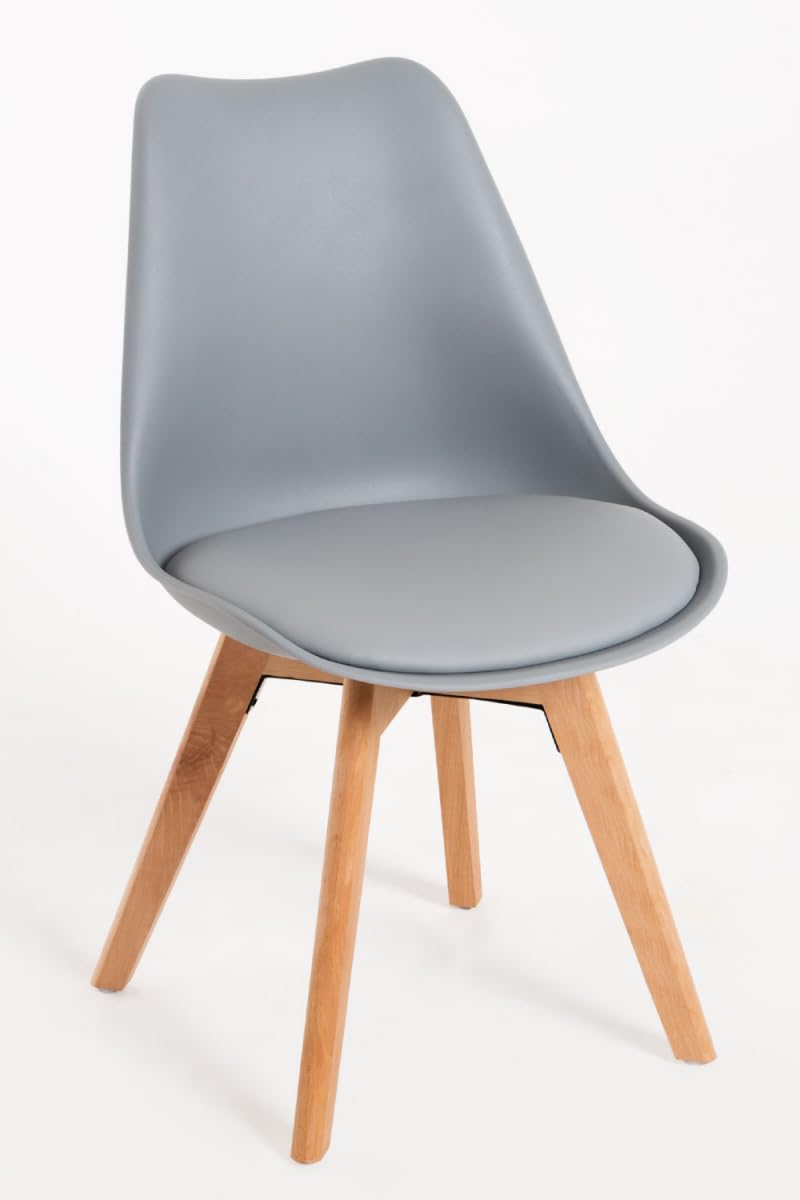 Regalos Miguel - Packs Sillas Comedor - Pack 2 Sillas Synk Basic - Gris Claro