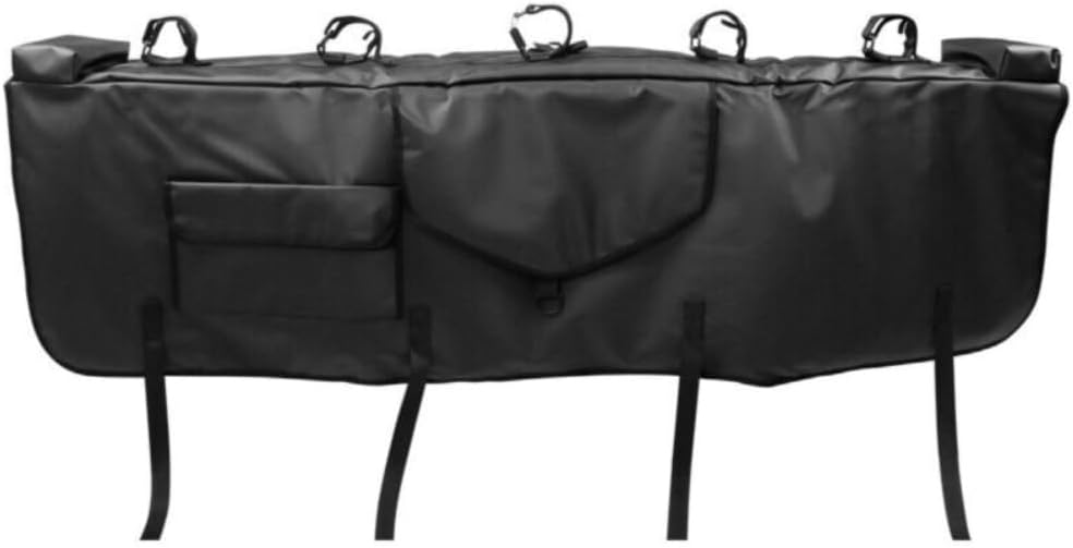 Width V1 Style PVC Tailgate Pad w/5-Bike Racks & 1 Tool Black PVC for Tacoma for F450/F350/F250 SuperDuty for Tundra for Colorado for F450/F350/F250 SuperDuty for Escalade EXT