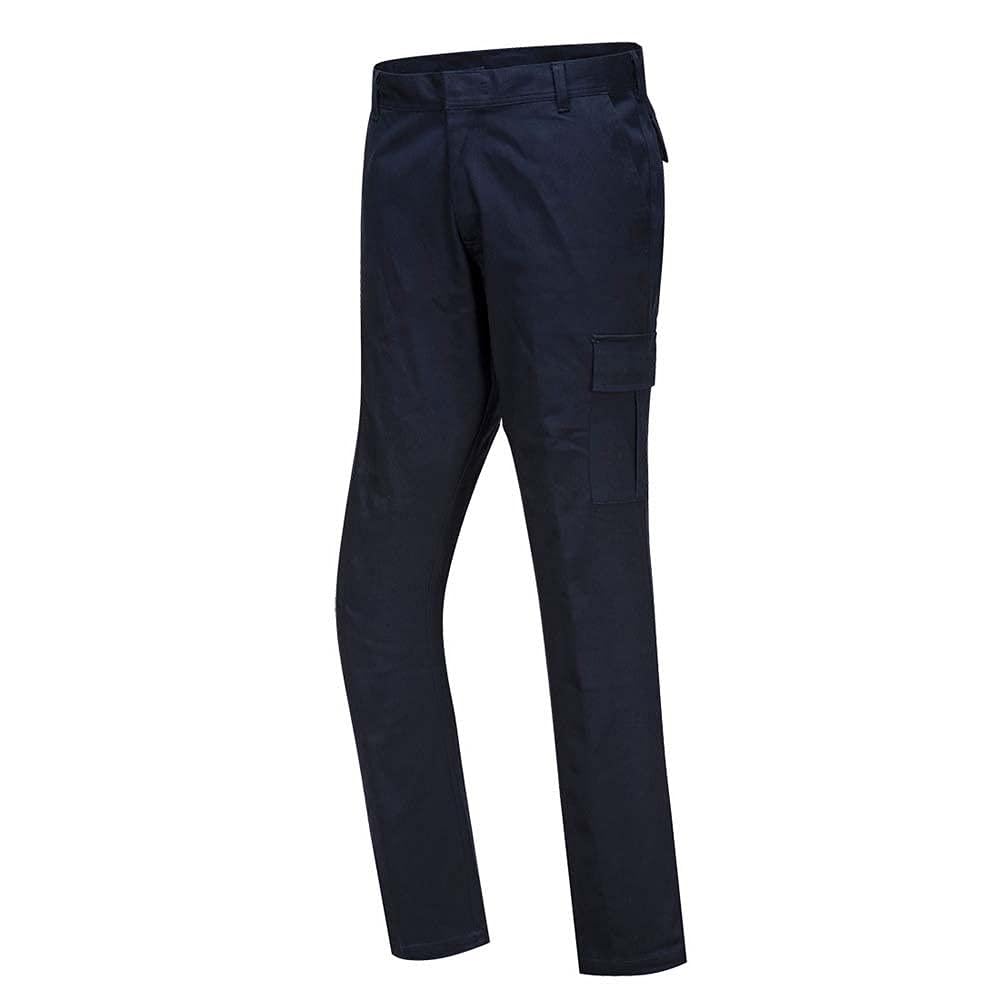 Portwest Stretch Slim Combat Trouser, Dark Navy, 36"
