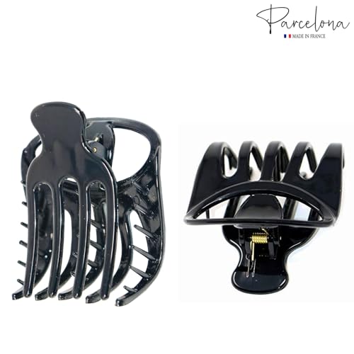 Pinza para cabello Parcelona French Curvy Oval 8 cm x 5 cm miniatura 6