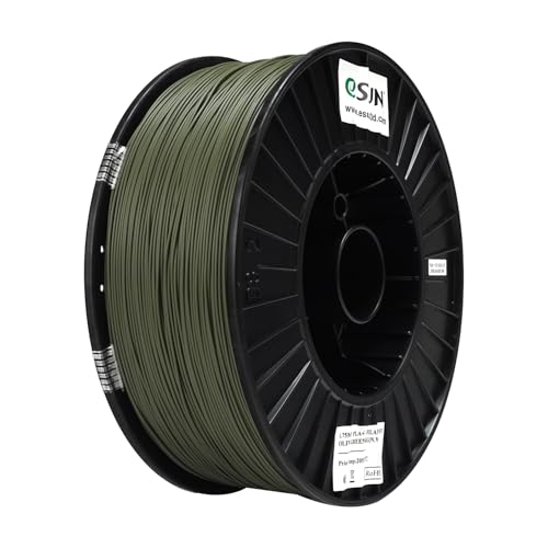 eSUN PLA+ Filament 1.75mm 3KG Spool(6.6 LBS),Enhanced Toughness,Olive Green