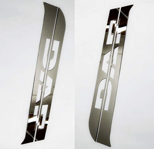 24/7AUTO 4x Polished stainless steel chrome door window decorations for CF 95 CF 105 CF 85 trucks