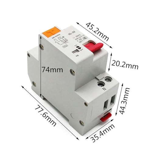 Disjoncteur différentiel 25 A protège vos lignes des courts-circuits 230V - 3