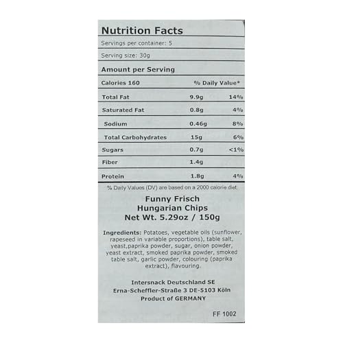 ff Chipsfrisch ungarisch 150g (single)