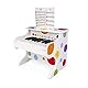 Janod - My First Confetti Elektronisches Holz-Klavier, Kinder-Musikinstrument, Spielzeugnachbildung und Spielzeug für musikalisches Empfinden, ab 3 Jahren, J07618