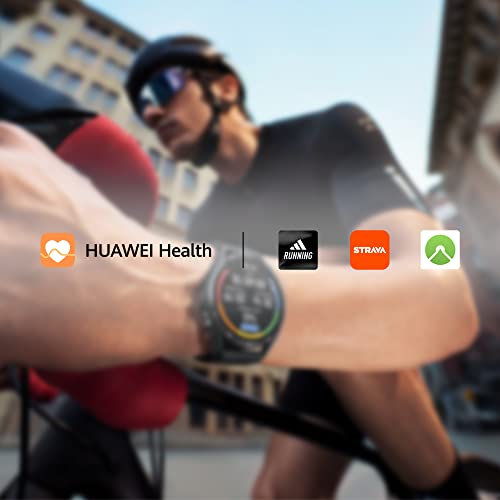 HUAWEI WATCH GT 3 Pro Smartwatch with Titanium Body & Up to 2 Weeks Battery Life - Compatible with Android and iOS - Fitness Tracker and Health Monitor - Sapphire Watch Dial - Bluetooth - 46MM Black