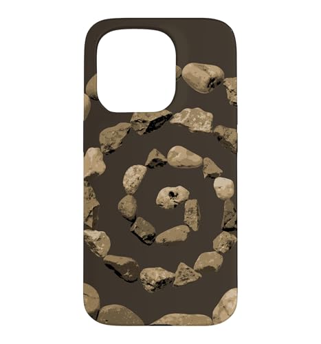 Grunge Stone Spiral 90s Vintage Nature Goblincore Geology �X�}�z�P�[�X iPhone 15 Pro �p