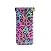 OTVEE Colorful Animal Print Eyeglass Pouch Microfiber Leather Squeeze Top Stylish Sunglasses Case for Women