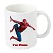 Spiderman Tasse en céramique personnalisable pour micro-ondes de 325 ml pour boissons chaudes