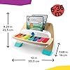 Baby Einstein, Hape, Piano Magic Touch, Juguete Musical de Madera, Incluye 3 partituras y 6 Canciones, Volumen Ajustable, a Partir de 6 Meses, Be Piano, 1 Unidad (Paquete de 1) #5