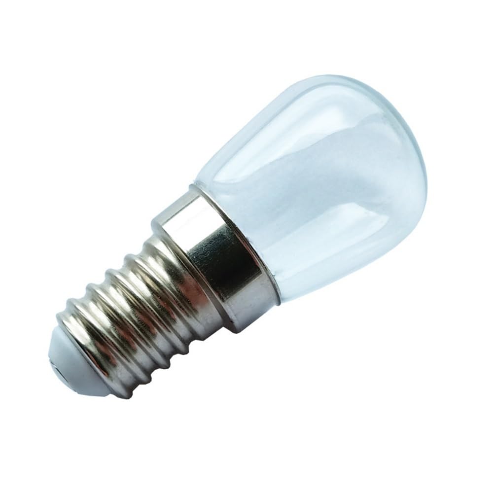 RZL Lighting, Confezione da 50 lampadine a LED for frigorifero AC220V 0,7 W/1,5 W T22B E14/E12/B15 con coperchio in vetro lattiginoso(Warm White 3000K,0.7W E12)