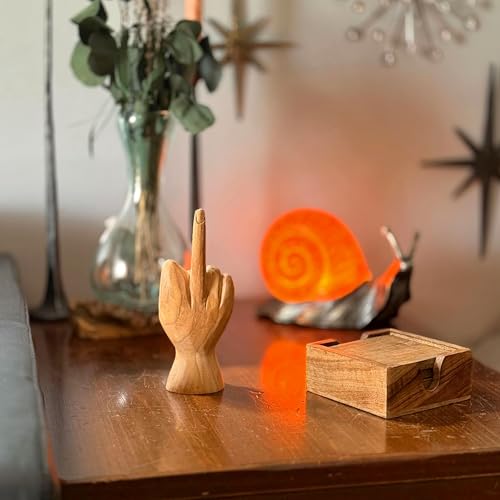 Estatua de Madera Tallada a Mano 7.75 Pulgadas Alta miniatura 6
