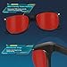 WINTOO Red Lens Glasses Blue Light Glasses Men Women - 99.9% Blue Green Blocking for Computer, Gaming, TV, Phone Screens