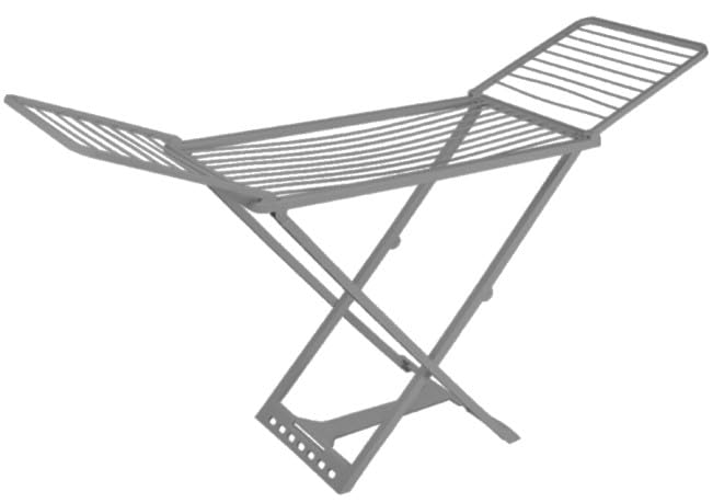 Tendedero 20m Plástico Duro de Resina Atlantic - Envío 24 h - Antioxidación y evitar manchas en ropa - Tendedero de Resina Resitente a Intemperie - Interior y Exterior - Antiroturas. Plegable.