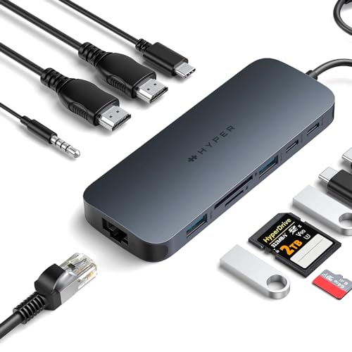 Amazon.co.jp: HyperDrive Next デュアルHDMI 4K60Hz 11ポート USB-C