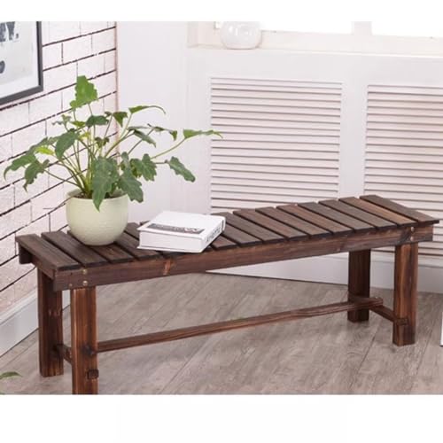 Banc de jardin confortable en bois massif pour soulager le dos