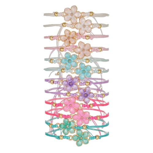 TETING GINING 12 Pcs Handmade Braid Flower...