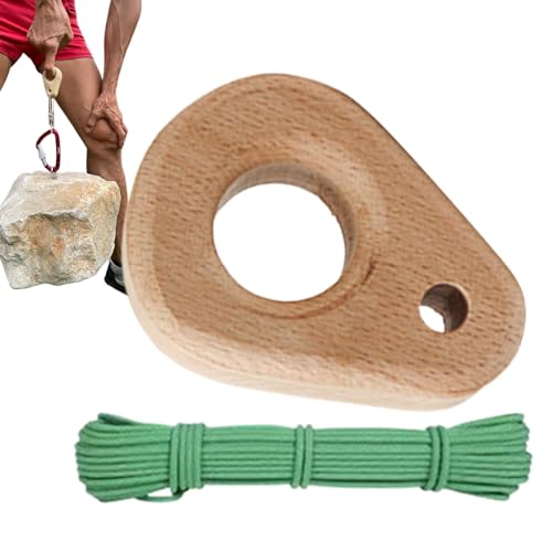 Generisch Hangboard Klettern – Hochfestes, langlebiges Holzbrett, professionelle Kletterausrüstung | Leichte, tragbare Fitnessausrüstung für Anfänger, Profis, Damen und Herren