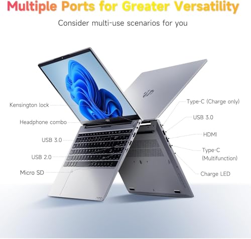 Image of NIMO 15.6'' IPS FHD Laptop, 32GB RAM 1TB SSD Intel i3-1215U (Beat R5-7520U, 6 Cores Up to 4.4GHz) Student Computer with 65W Fast PD, 2 Years Warranty, Fingerprint, Backlit Keyboard, Wi-Fi 6, for Home