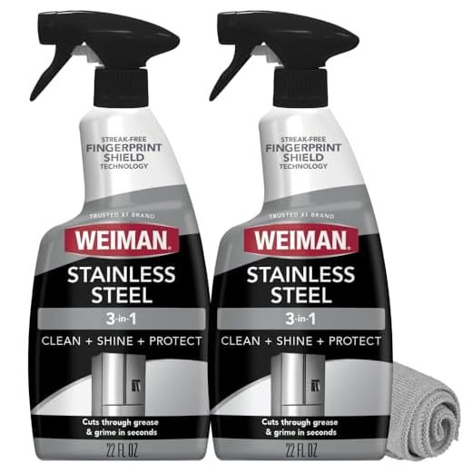 Weiman Stainless Steel Cleaner Bundle