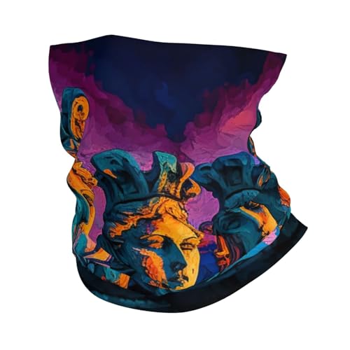 Goddess Statue Greece colorful Art Abstract Neck Gaiter Face Cover Scarf Balaclava Bandana para Mujeres y Hombres Gaiter Mask para Motocicleta Ciclismo Ski Party miniatura 1