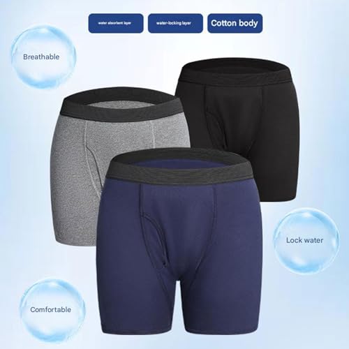 Alldry Underwear for Men, Octipa Men's Ultra-Absorbent Absorbent Boxer Briefs, Washable, Breathable2