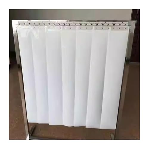 Rideau de porte en PVC blanc 1.35x2.1m pour sécuriser vos ateliers de soudure