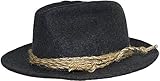 Trachtenhut bayrischer Filzhut Bayern Seppelhut Sepplhut melliert, Größe:57