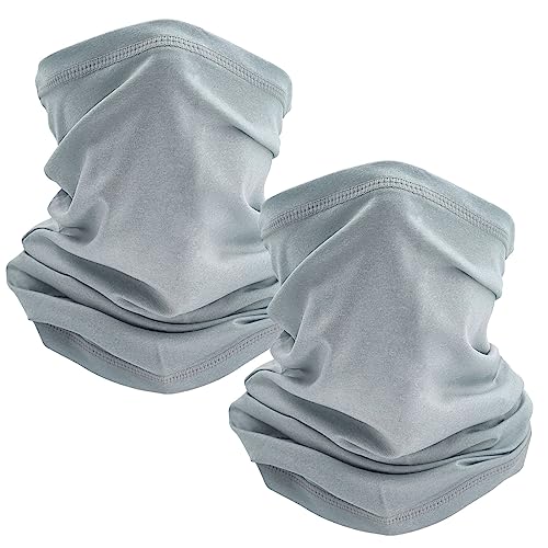 Image of TICONN Neck Gaiter Face Cover Scarf, Neck Warmer Breathable Sun & Wind-proof for Skiing Fishing Hiking Cycling