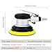 ZHONG AN 5 inch Pneumatic Orbital Sander, Air Sander with Hook and Loop Sanding Pad for Woodworking, Autobody Work(Silver)
