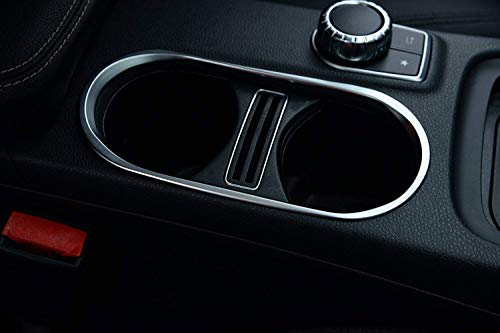 Cubierta de Portavasos Cromo ABS para Mercedes Benz CLA GLA miniatura 1