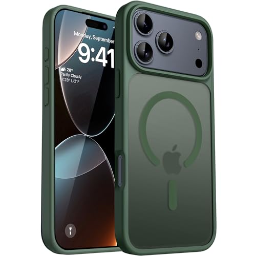 Image of CACOE Magnetic Case for iPhone 17 Pro Max 6.9 inch, Dark Green