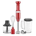 KitchenAid 5KHBV83EER Mixeur plongeant, rouge impérial