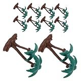 Matériau pvc : fabriqués à partir de pvc, ces arbres sont conçus pour résister à l'usure, garantissant qu'ils restent en état, mini palmiers artificiels, modèle de palmiers artificiels